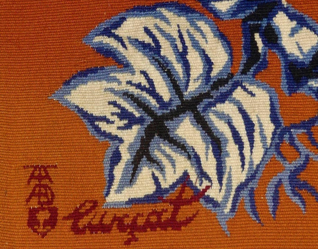 Jean Lurçat - La guêpe - Tapisserie d'Aubusson-photo-3