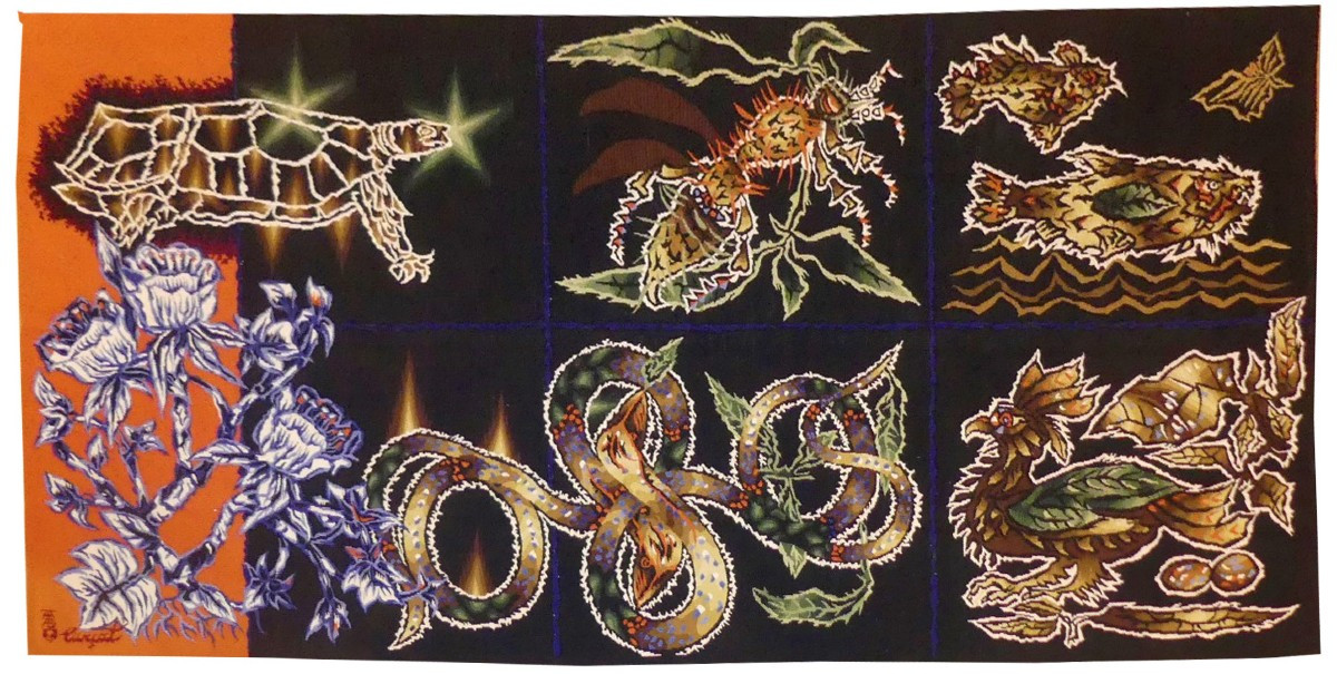 Jean Lurçat - La guêpe - Tapisserie d'Aubusson