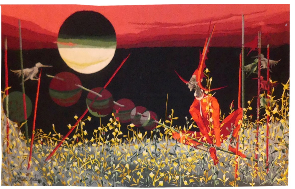 Marc PETIT -  Malgré lui  -  Tapisserie d'Aubusson