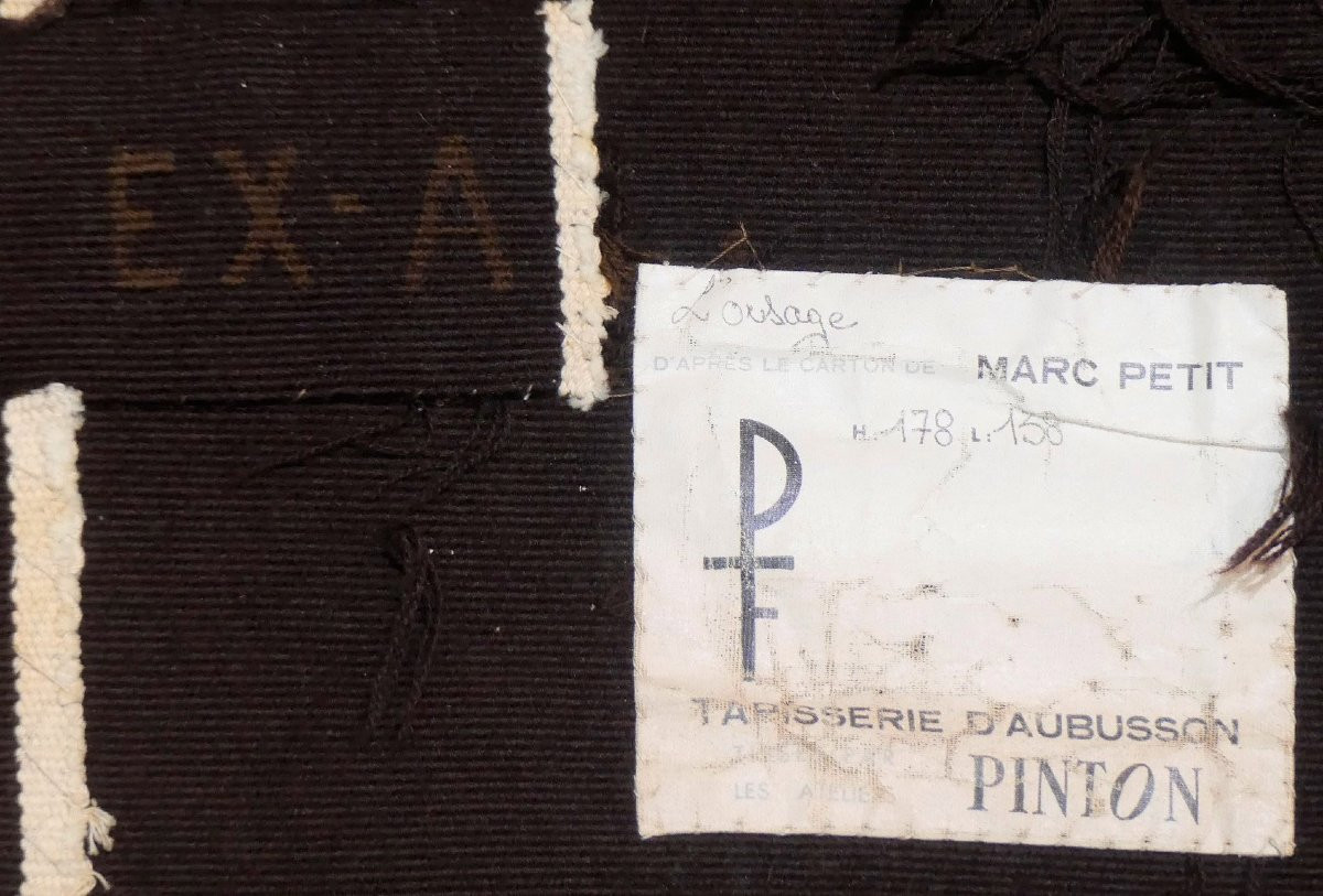 Marc Petit - Wise Gold - Aubusson Tapestry-photo-4