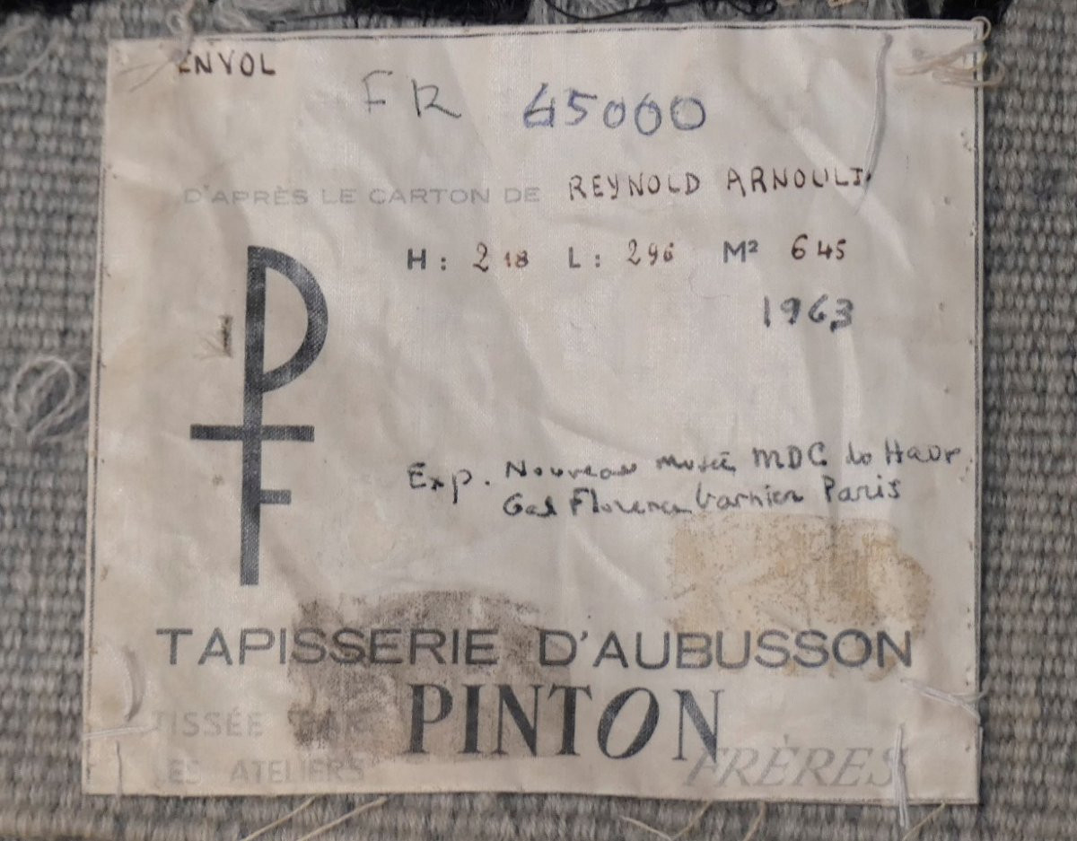 Reynold ARNOULD - Envol  -  tapisserie d'Aubusson-photo-4