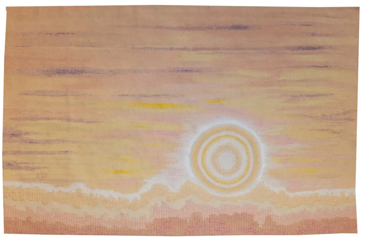 Caroline LONCHAMBON  -  Soleil levant  -  Tapisserie 