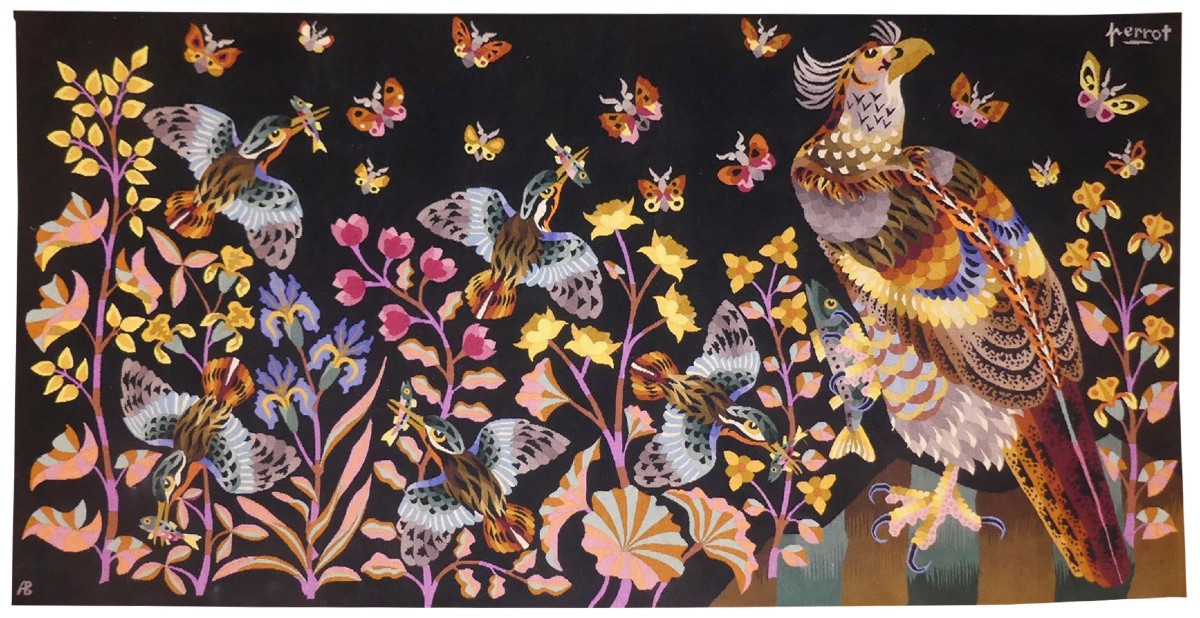 René PERROT -  Les pirates  -  Tapisserie d'Aubusson