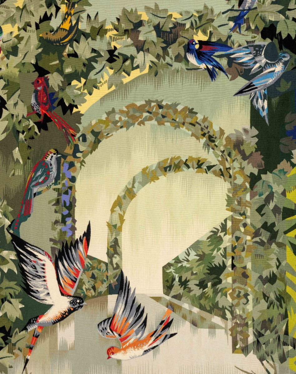 Camille Hilaire - Treilles - Aubusson Tapestry-photo-3