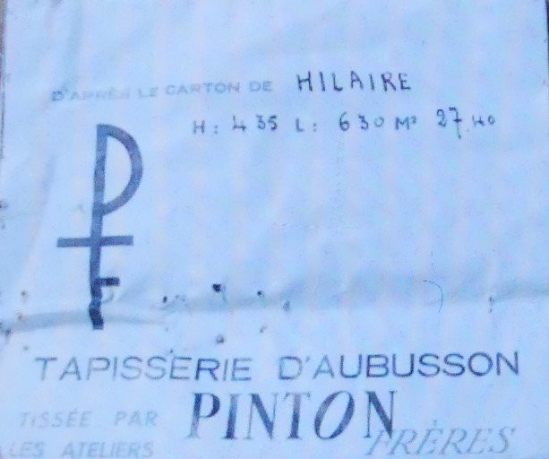 Camille Hilaire - Treilles - Aubusson Tapestry-photo-4
