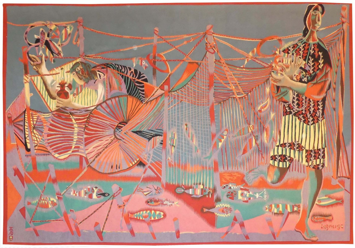 Jacques Lagrange - The Frog - Aubusson Tapestry