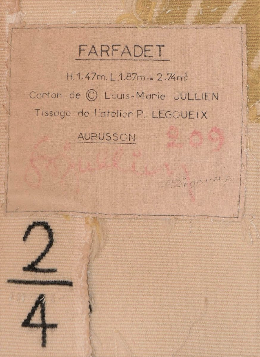 Louis-marie Jullien - Leprechaun - Aubusson Tapestry-photo-4
