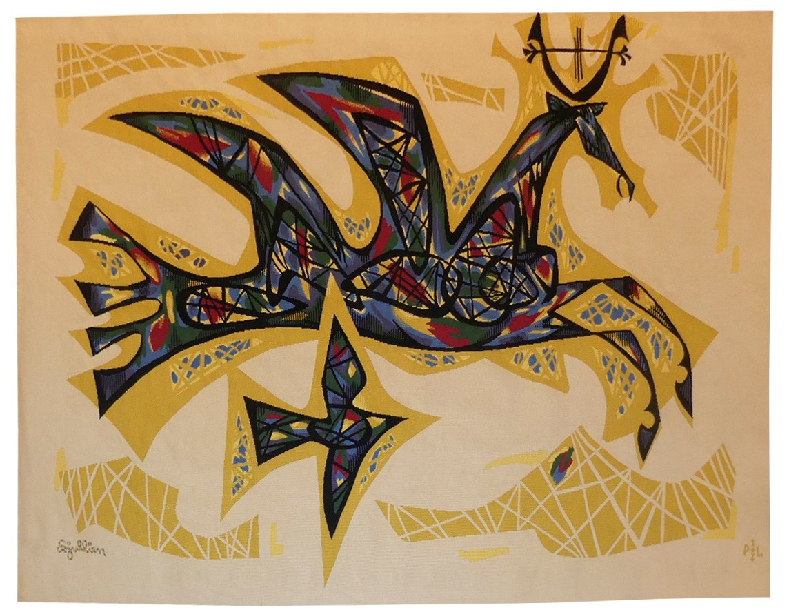 Louis-marie Jullien - Leprechaun - Aubusson Tapestry