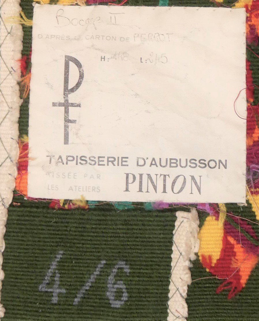 René Perrot - Bocage II - Aubusson Tapestry-photo-4