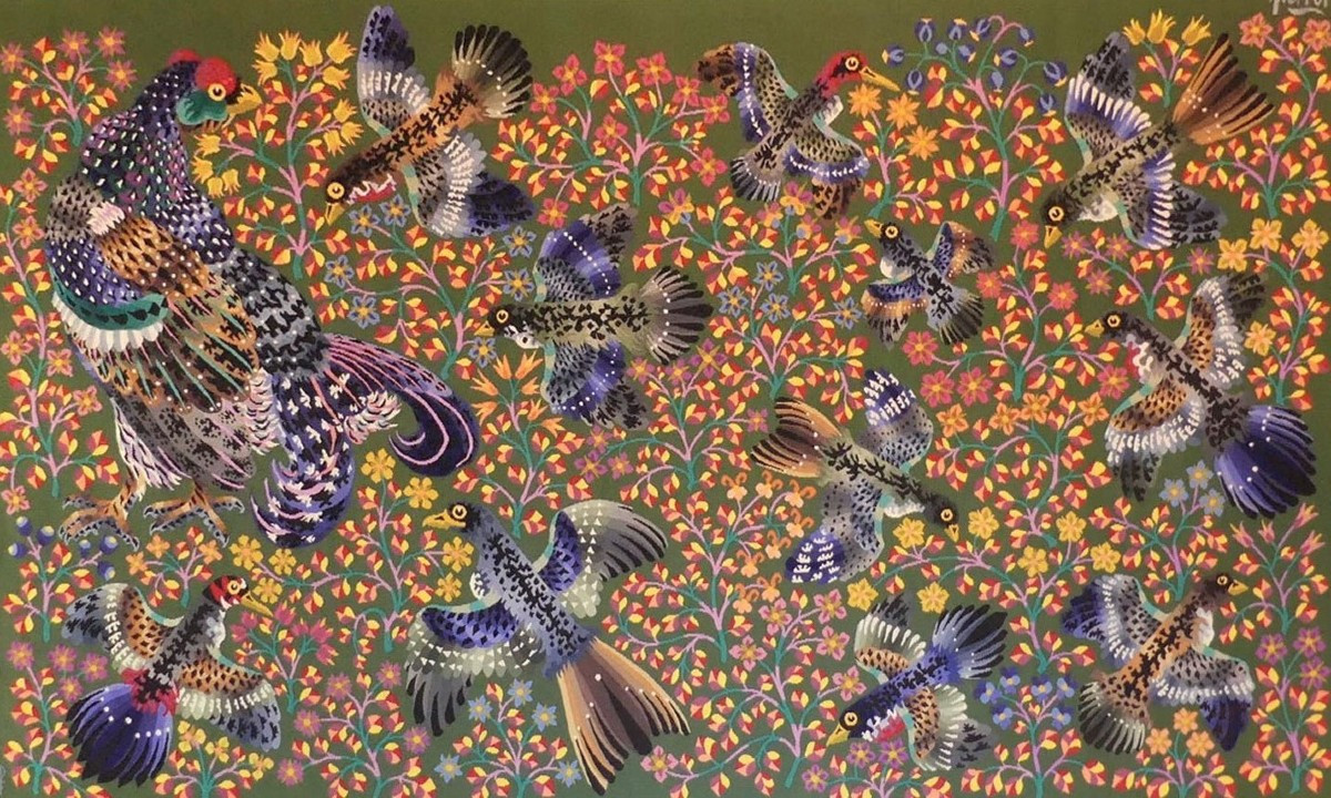 René Perrot - Bocage II - Aubusson Tapestry