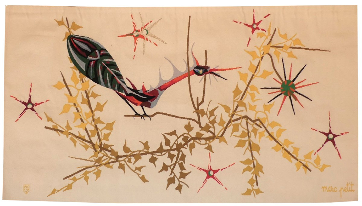 Marc PETIT -  Le ruffian -  Tapisserie d'Aubusson
