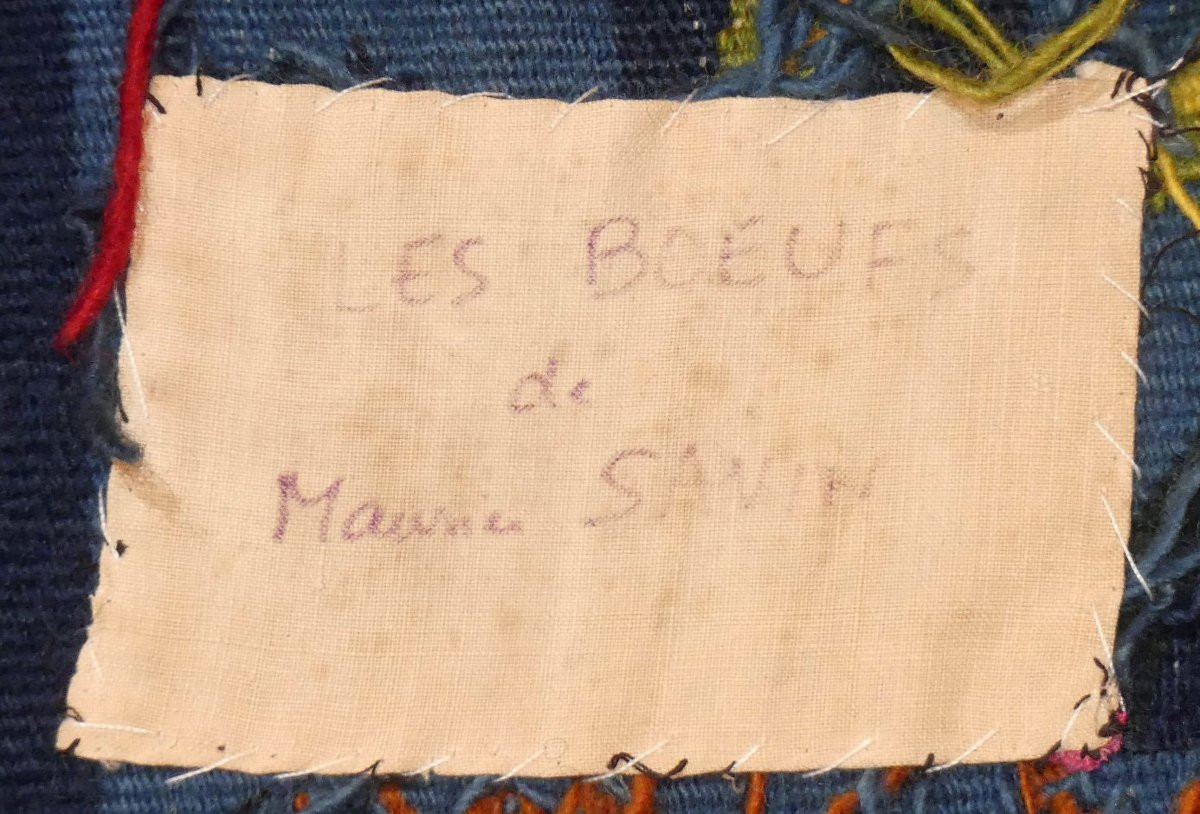 Maurice Savin - The Oxen - Tapestry-photo-3