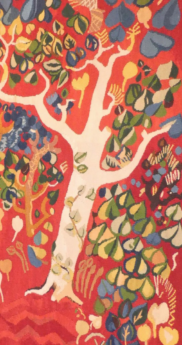 Maurice Savin - Pastorale Rouge - Tapestry-photo-3