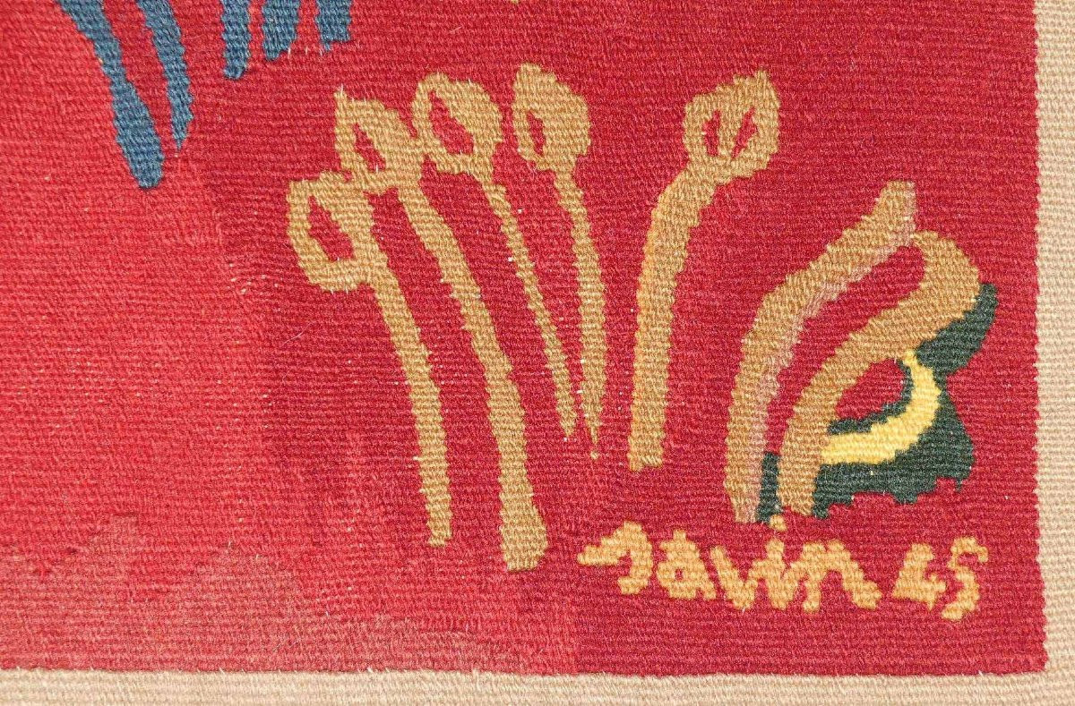 Maurice Savin - Pastorale Rouge - Tapestry-photo-4
