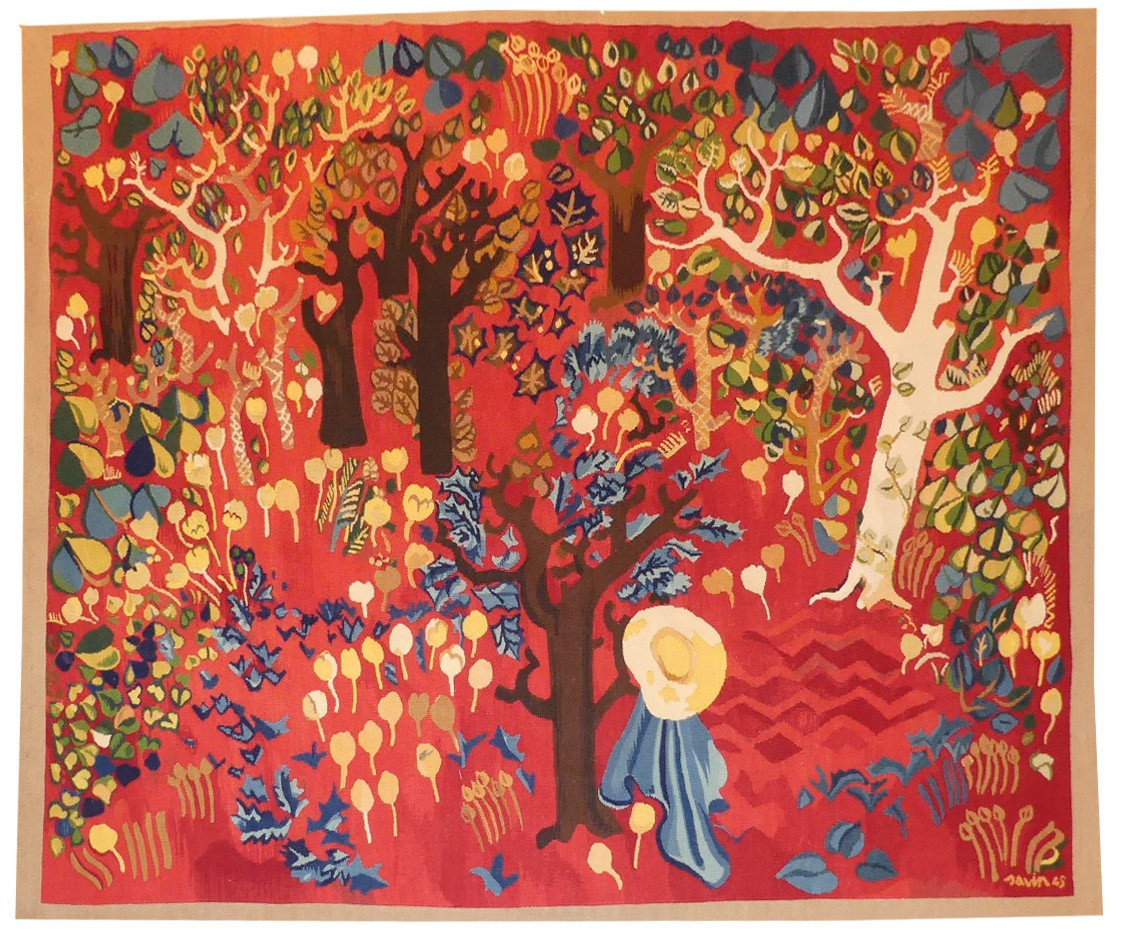Maurice Savin - Pastorale Rouge - Tapestry