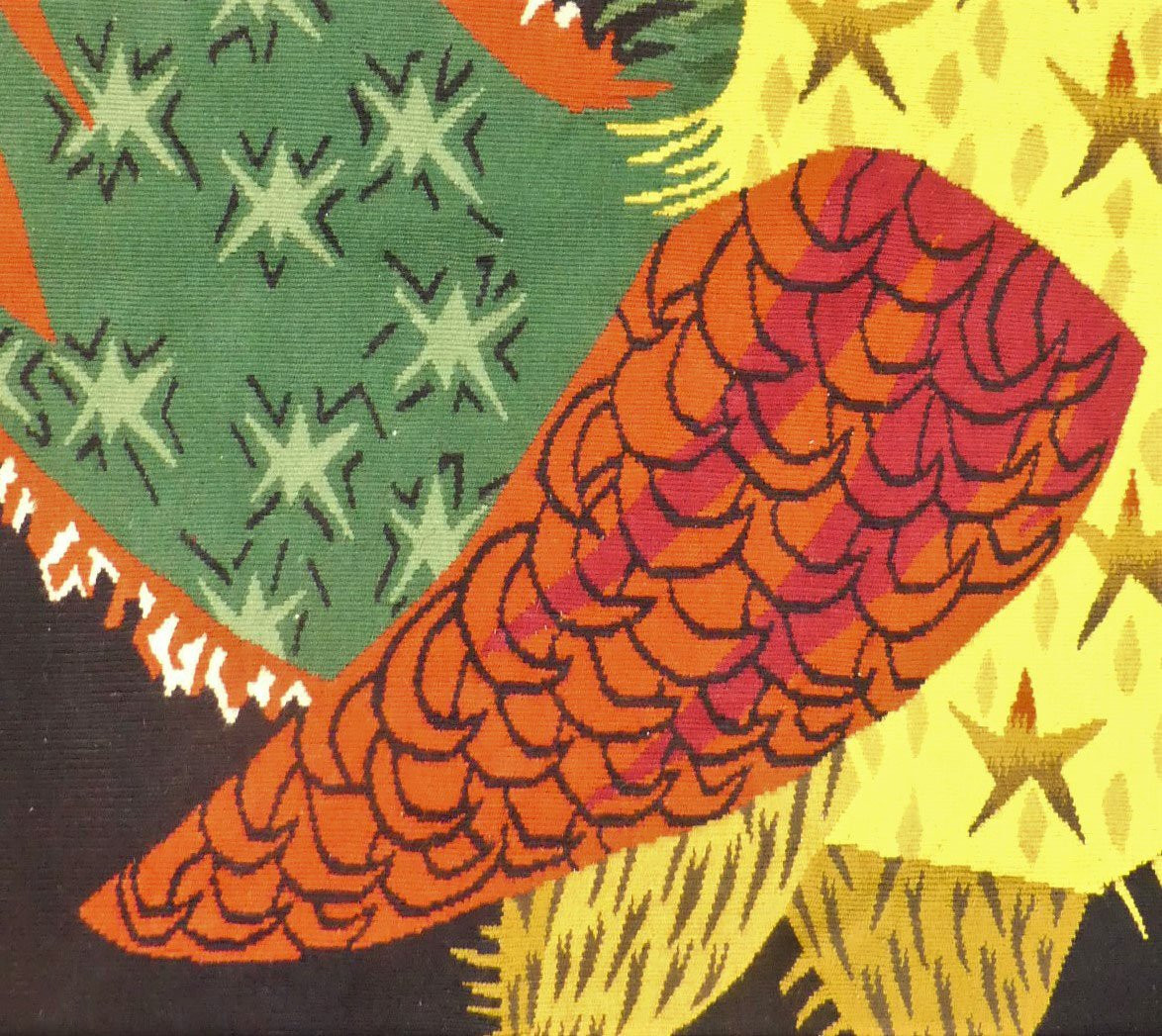 Jean Lurçat  -  Coq -  Tapisserie d'Aubusson-photo-3