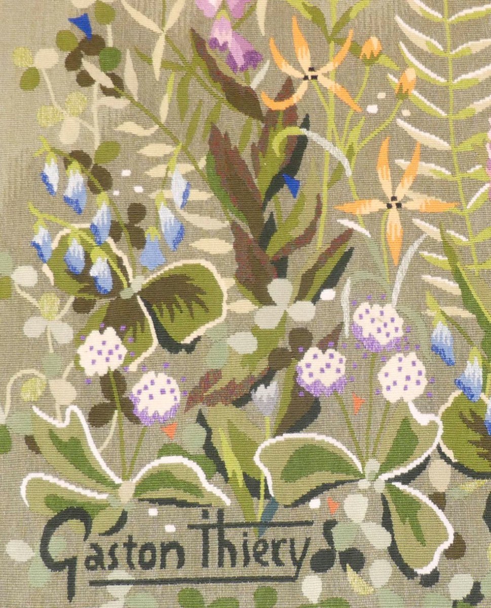 Gaston Thiéry -  Clos limousin  - Tapisserie d'Aubusson-photo-2