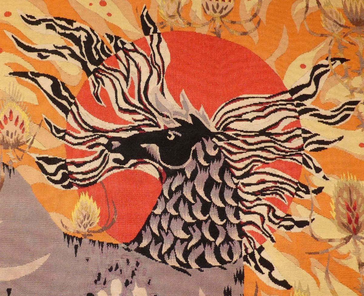 Jean-louis Viard  -  Camargue   -   Aubusson Tapestry-photo-2