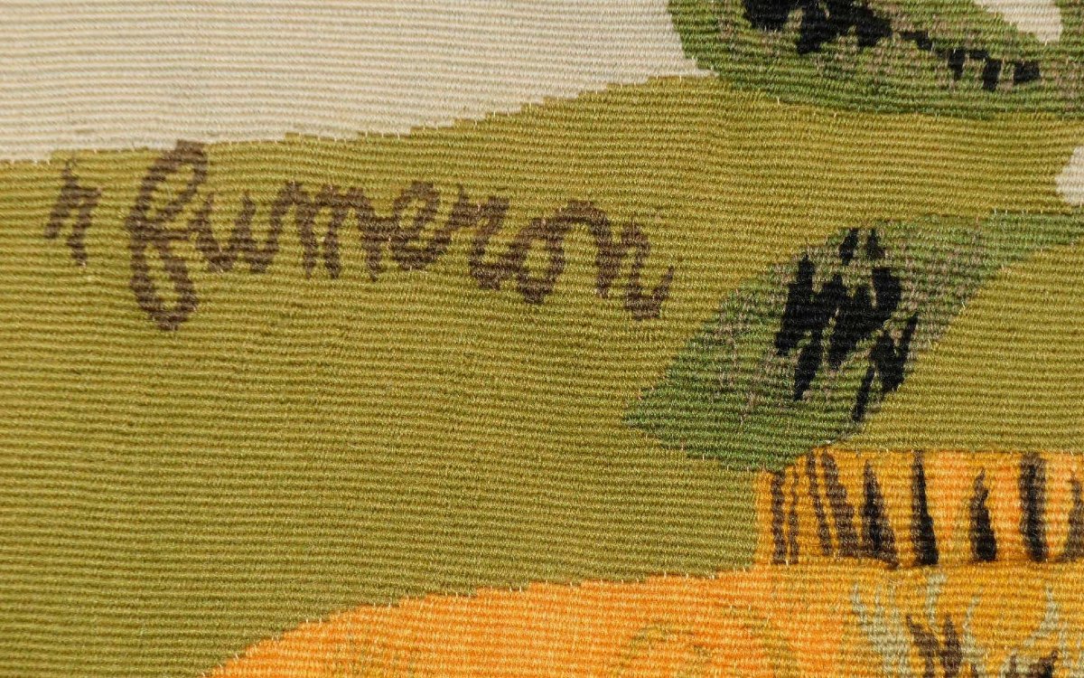 René FUMERON -  Picota  -  Tapisserie d'Aubusson-photo-3