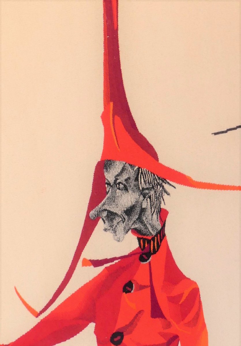 Marc Petit -  Falstaff III  -  Aubusson Tapestry-photo-2