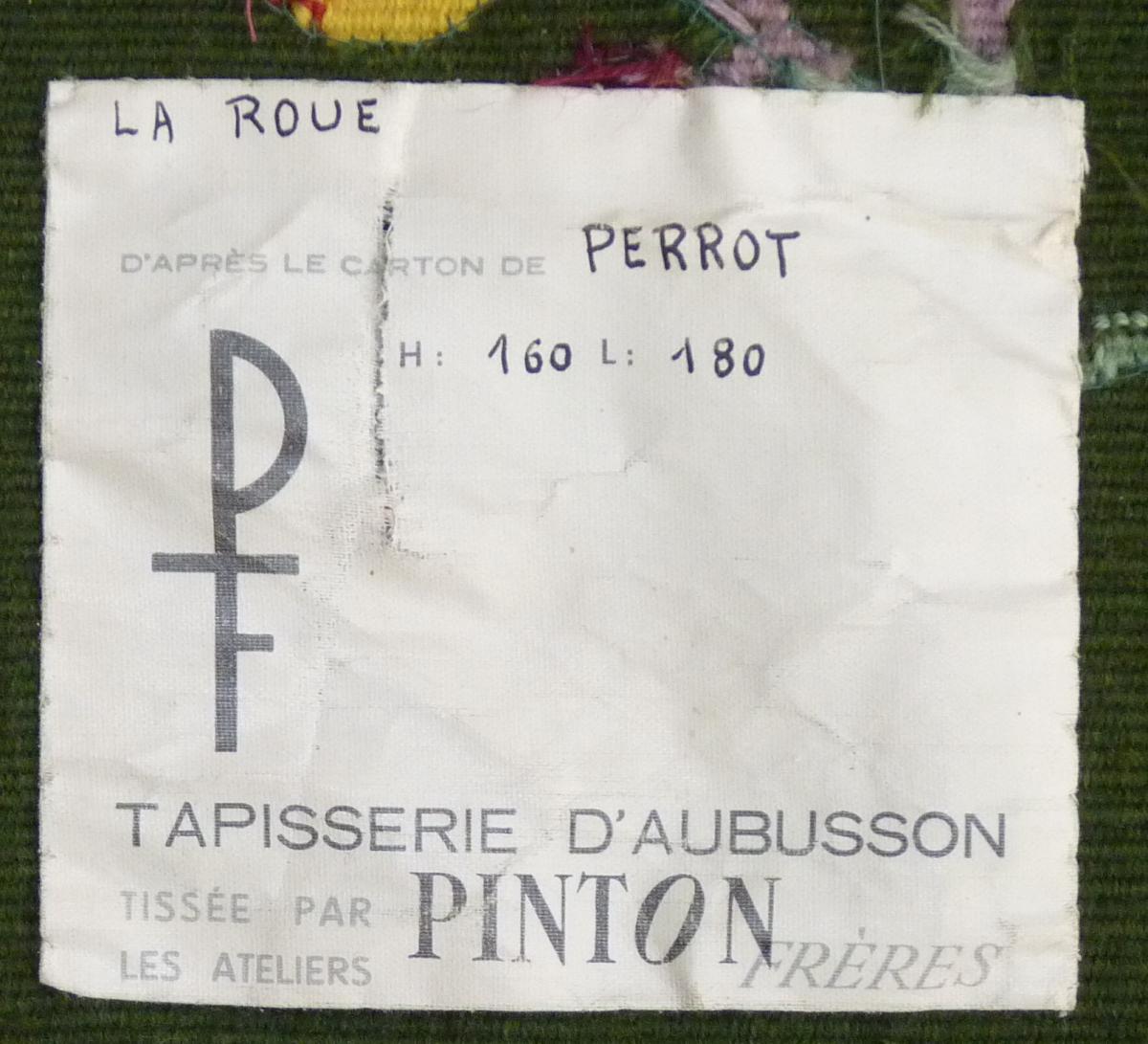 René Perrot - La Roue - tapisserie d'Aubusson-photo-4