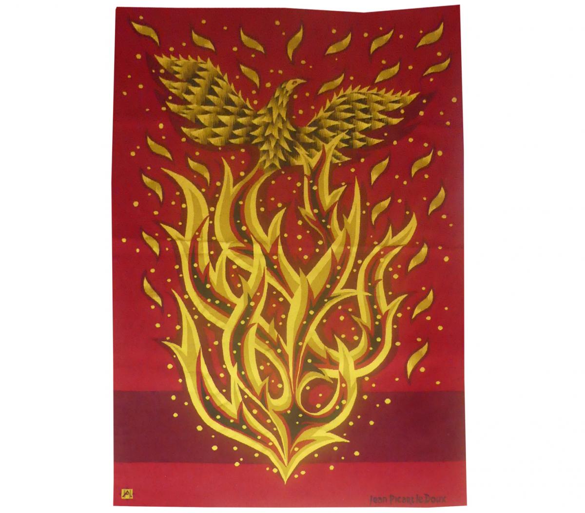 Jean Picart The Sweet - The Phoenix - Aubusson Tapestry