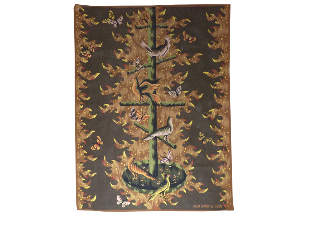 Jean Picart The Sweet - Rendezvous Of Birds - Aubusson Tapestry