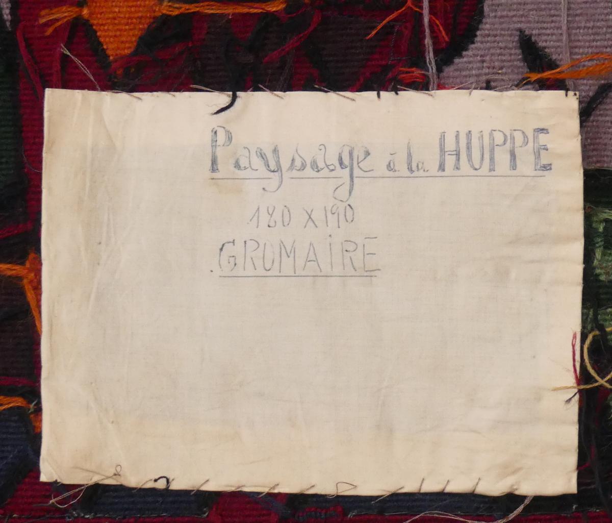 Marcel Gromaire - Paysage à La Huppe - Tapisserie d'Aubusson-photo-4