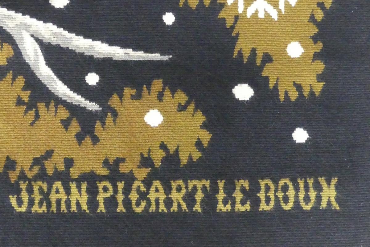 Jean Picart The Sweet - Stars Of Snow - Aubusson Tapestry-photo-3