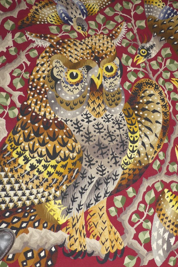 René Perrot - Hibou - tapisserie d'Aubusson-photo-2