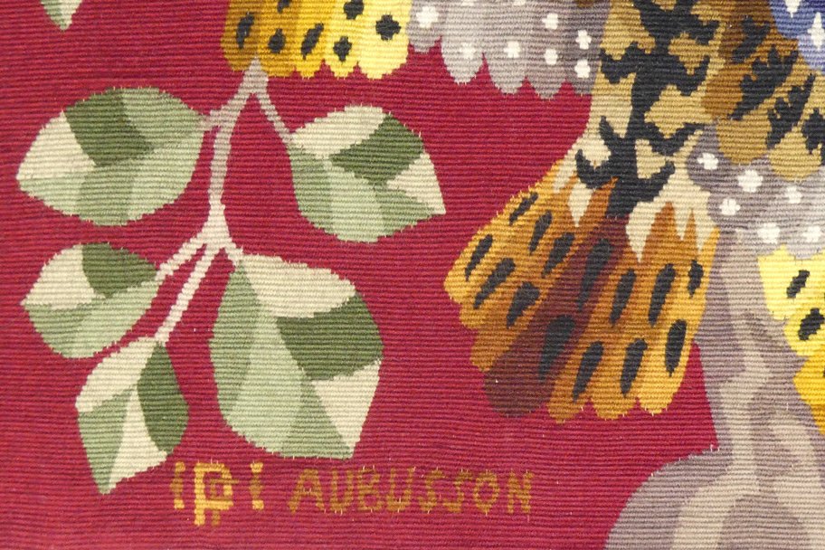 René Perrot - Hibou - tapisserie d'Aubusson-photo-4