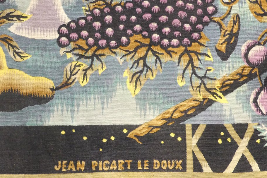 Jean Picart Le Doux - Le Compotier - Tapisserie d'Aubusson-photo-2