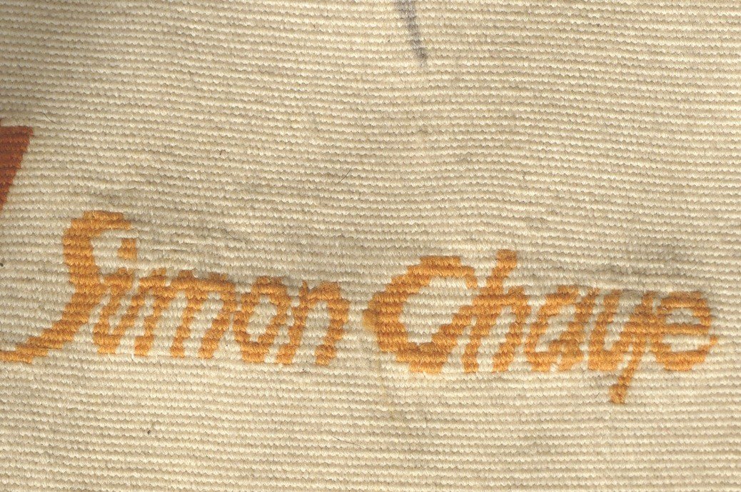 Simon Chaye - bouquet d'Octobre - tapisserie d'Aubusson-photo-3