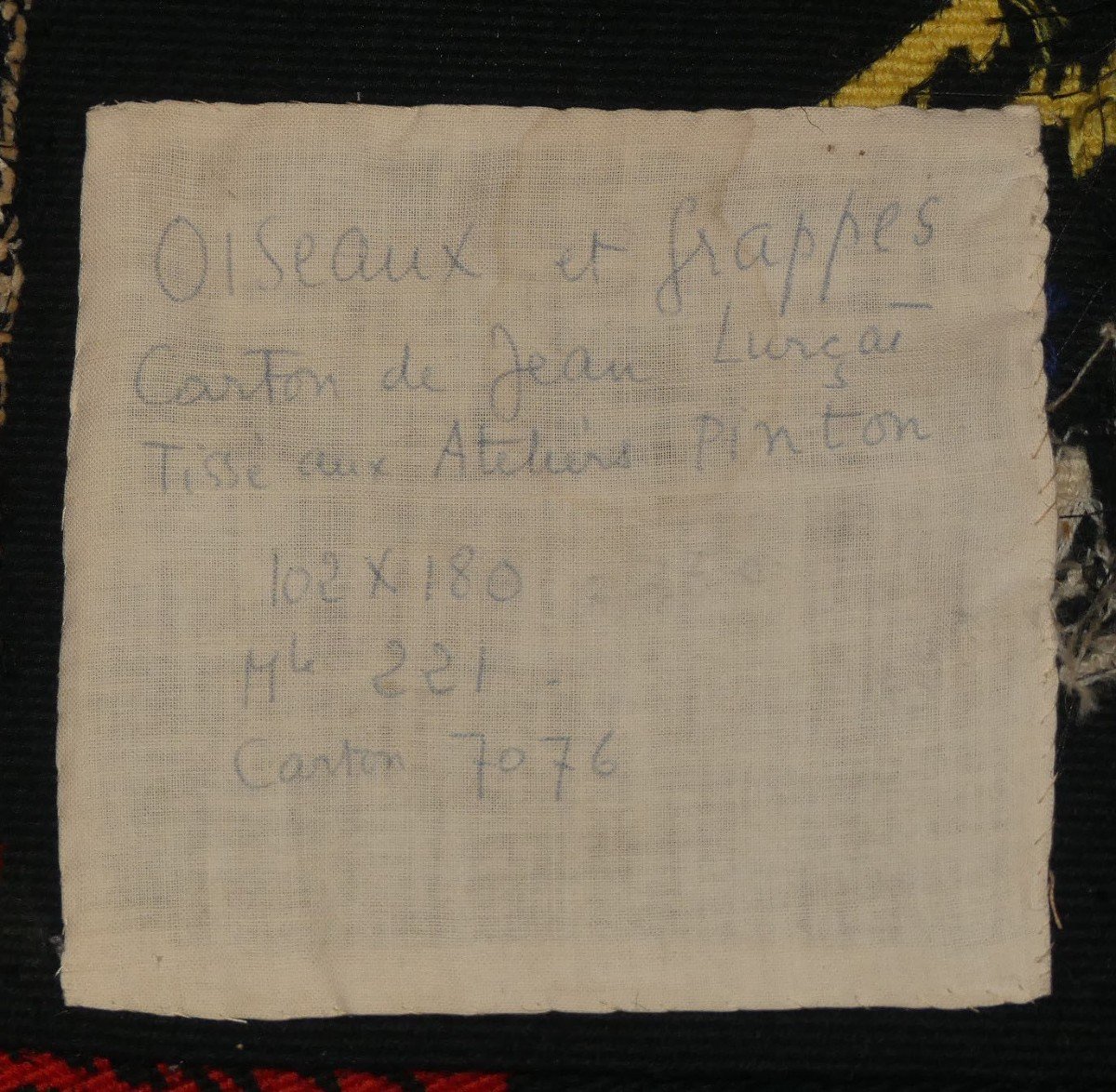 Jean Lurçat - Birds And Bunches - Aubusson Tapestry-photo-4