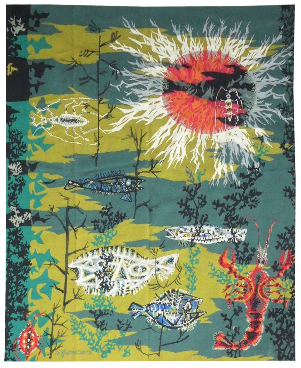 René Fumeron - Reflections - Aubusson Tapestry