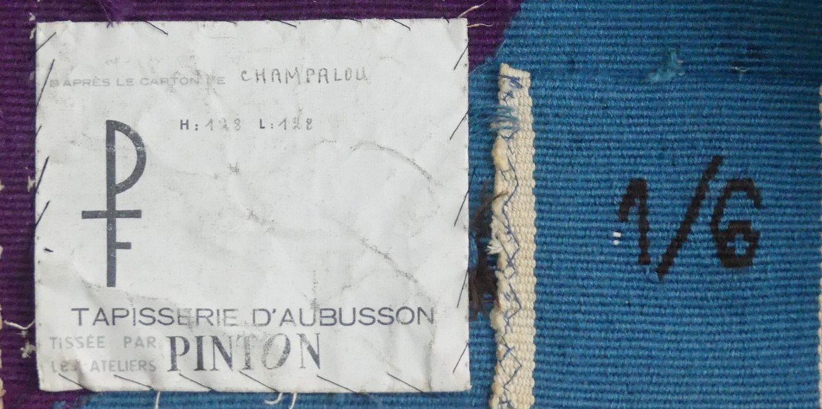 Hélène Champaloux - Portrait - Tapisserie d'Aubusson-photo-4