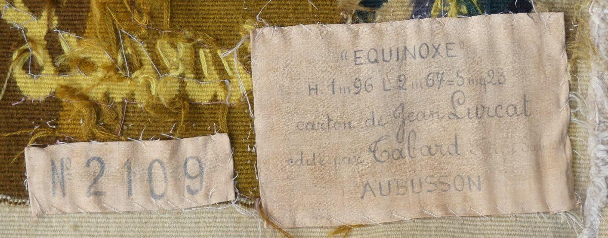 Jean Lurçat - Equinoxe - Aubusson Tapestry-photo-4