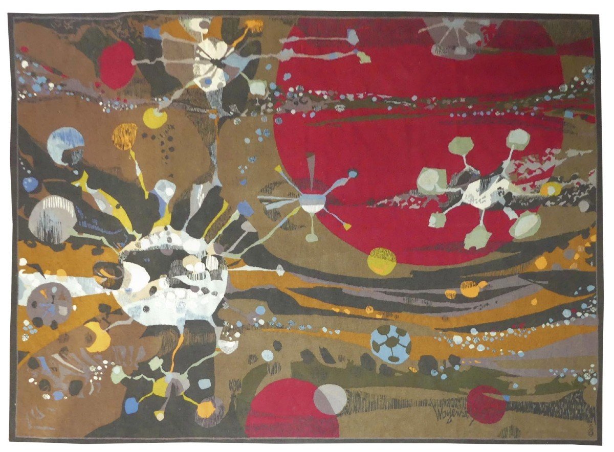 Robert Wogensky - Serpent d'étoiles - Aubusson Tapestry-photo-2