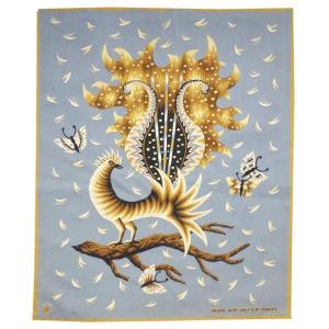 Jean Picart Le Doux -  l'Oiseau Flamme  - Tapisserie d'Aubusson