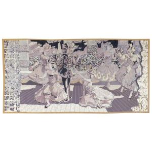 Maurice Brianchon - The Champs-elysées - Aubusson Tapestry