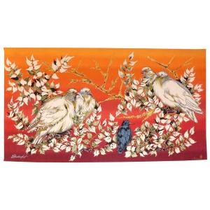 Edmond Dubrunfaut - Double Friendship - Aubusson Tapestry