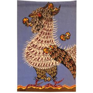 Jean Lurçat - Rooster Butterfly - Aubusson Tapestry
