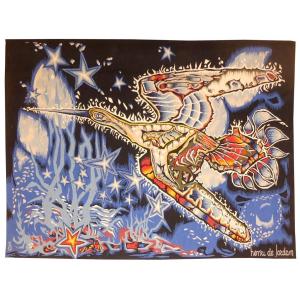 Henri De Jordan - The Dream Bird - Aubusson Tapestry
