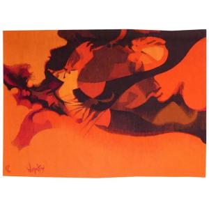 Robert Wogensky - Bird Of Light - Aubusson Tapestry