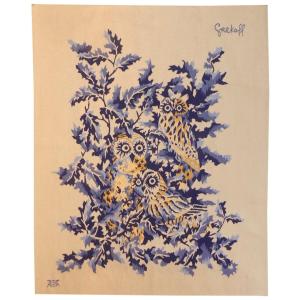 Elie GREKOFF -  Portrait de famille -  Tapisserie