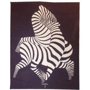 Victor VASARELY - les zèbres - tapisserie d'Aubusson
