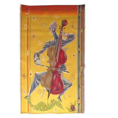 Marc Saint-Saëns - violoncelle - tapisserie