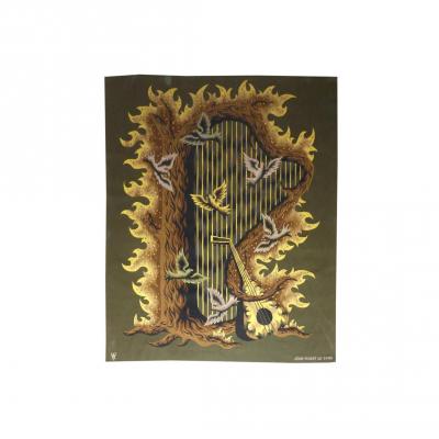 Jean Picart The Sweet - The Forest Harp - Aubusson Tapestry