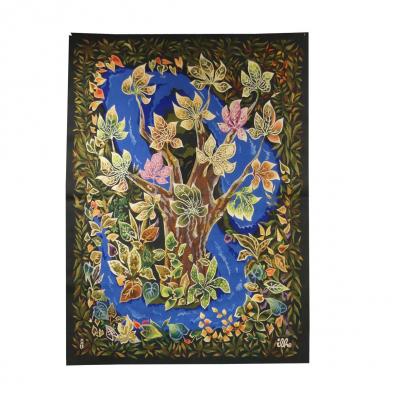 Henri Ilhe  - The Tree Of Life - Aubusson Tapestry