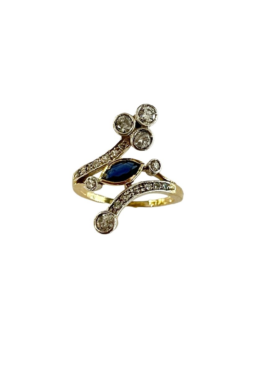 Belle Epoque Sapphire And Diamond Ring